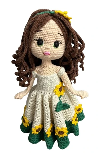 Çiçek Bahçesi Bebek Amigurumi Organik Oyuncak ürün görseli 1