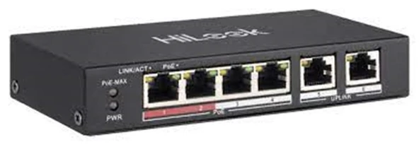 Hilook NS-0110MP-60 8 Port PoE, 60W, +2 Port Megabit Uplink Switch ürün görseli 1