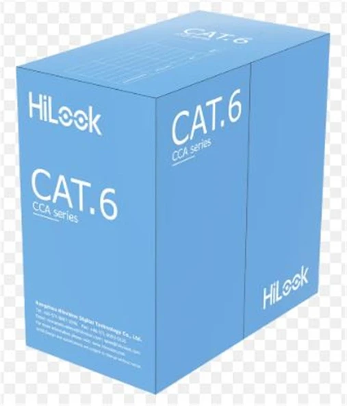 Hilook NC-1LN6UU-CCA-M CAT6 U-UTP 23 AWG 305 Mt  Ağ Kablosu, CCA, 0,57 mm ürün görseli 1