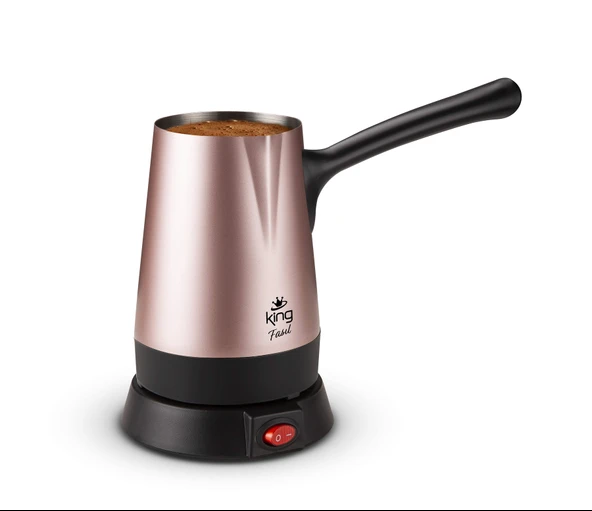 KİNG FASIL K449 KAHVE MAKİNESİ ROSE GOLD ürün görseli 1