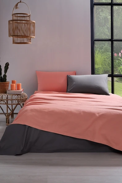 Colormix Pike Takımı Tek Kişilik T.Cota-Antrasit ürün görseli 1