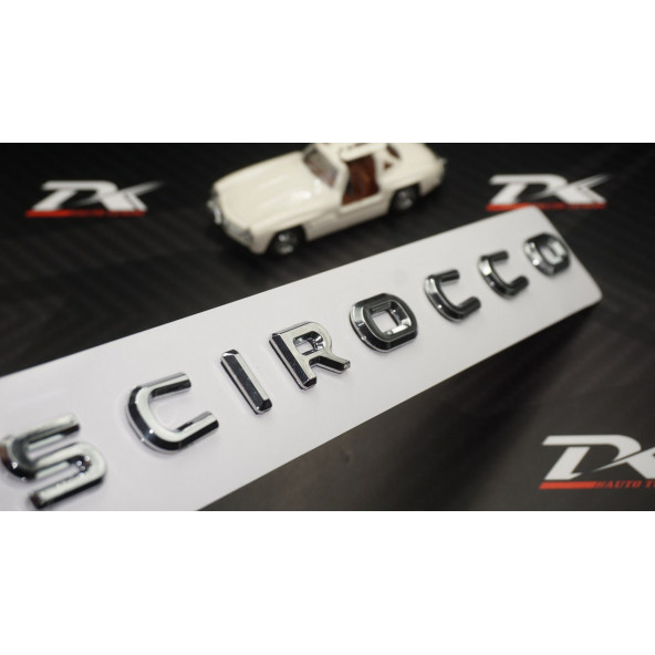 VW Volkswagen Scirocco Bagaj Krom ABS 3M 3D Yazı Logo Amblem ürün görseli 1