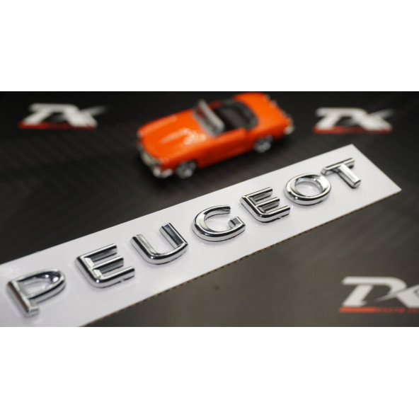 Peugeot Yeni Nesil Bagaj 3M 3D Krom ABS Logo Amblem ürün görseli 1
