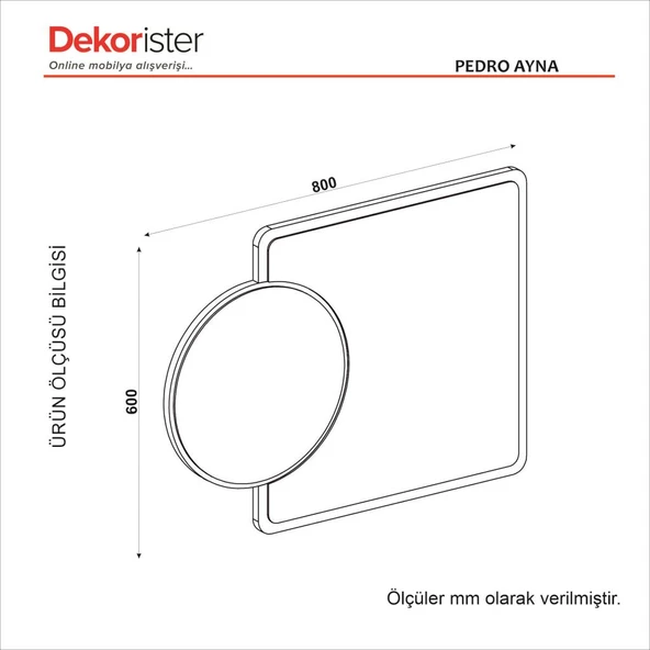 Dekorister Pedro Ayna Antrasit -Rota - Resim 4
