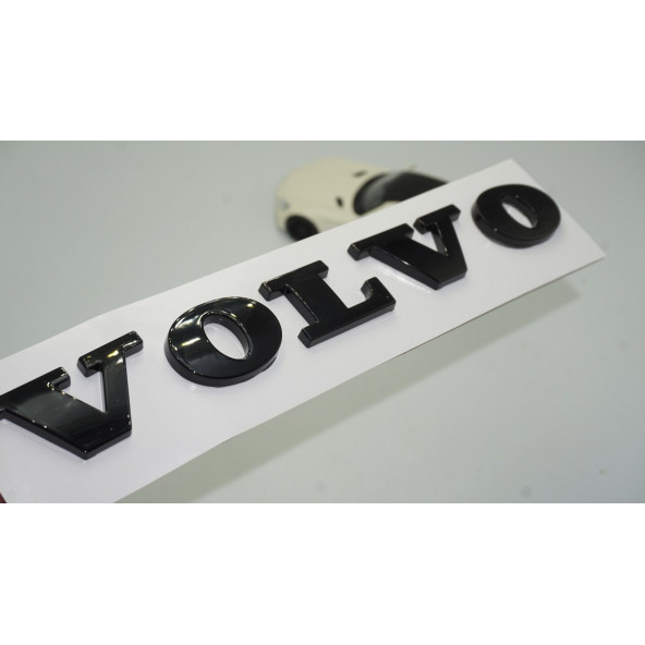 DK Volvo Bagaj Kapağı Siyah 3M 3D Yazı Logo Amblem Orjinal Ürün ürün görseli 1