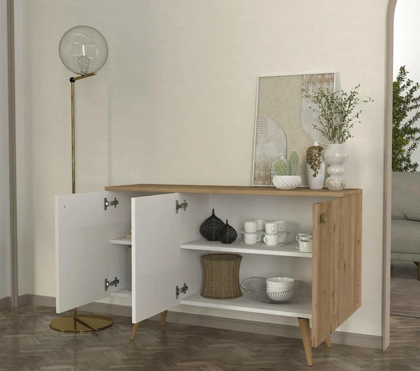 Dekorister Geo Konsol Beyaz - Sepet - Resim 3