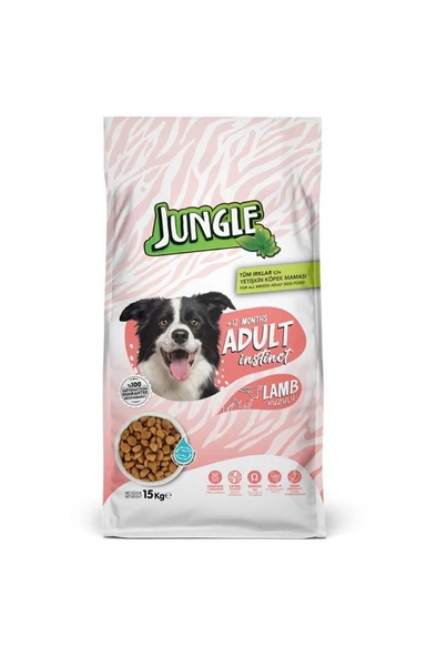 Jungle Kuzu Etli Yetişkin Köpek Maması 15 Kg ürün görseli 1