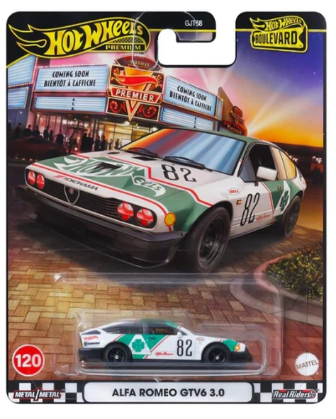 Hot Wheels Boulevard Premium Araçlar Lancia Alfa Romea GTV6 30 JBL16 ürün görseli 1