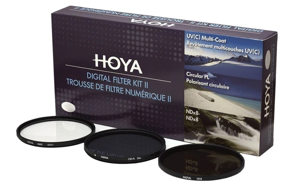 Hoya 62 mm Dijital Filtre Seti 2 (ND-UV-Polarize) ürün görseli 1
