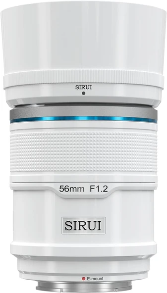 Sirui Sniper 56mm F1.2 APSC Auto-Focus Lens (X Mount, White) ürün görseli 1