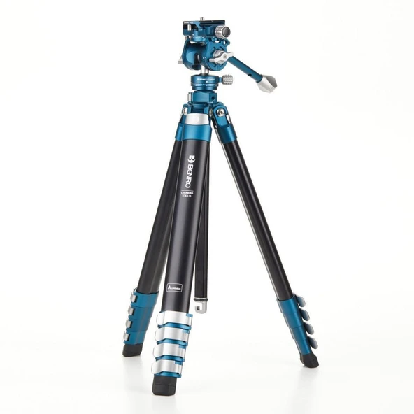 Benro CyanBird 2’si 1 arada Alüminyum Foto/Video Tripod Kiti ürün görseli 1