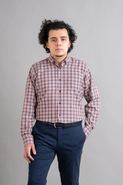 MUGİ CEPLİ RAHAT KESİM MEVSİMLİK ERKEK GÖMLEK ürün görseli 1