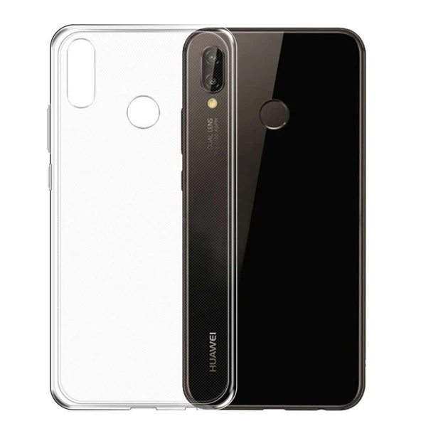 Gpack Huawei P20 Lite Kılıf 02 mm Silikon İnce SilikonNano Glass ürün görseli 1