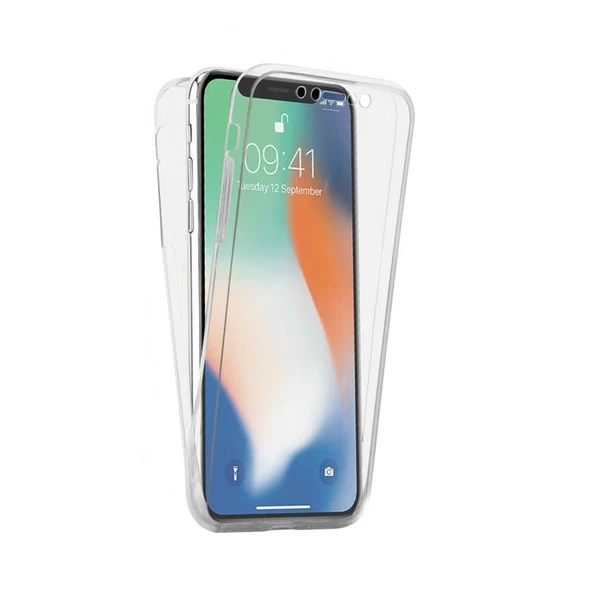 Gpack Apple iPhone Xs Kılıf Ön Arka  Silikon Koruma ürün görseli 1