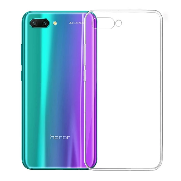 Gpack Huawei Honor 10 Kılıf 02 mm Silikon İnce KapakNano Glass ürün görseli 1