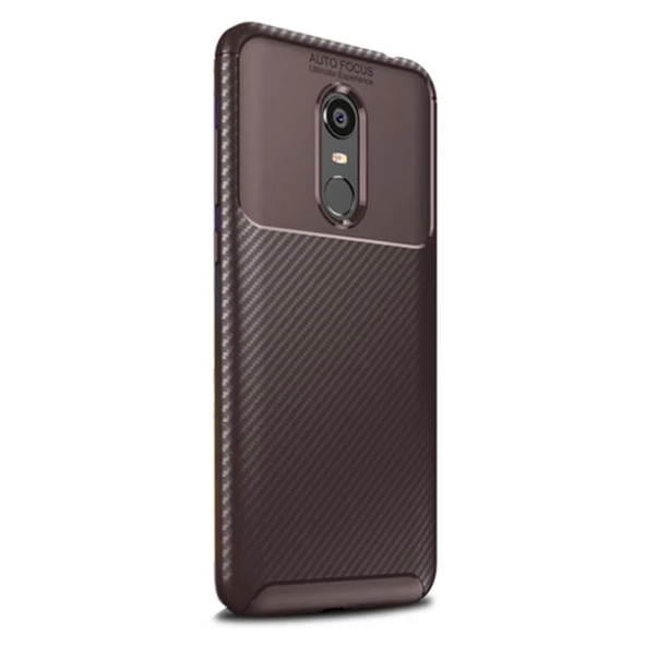 Gpack Xiaomi RedMi 5 Plus Kılıf Negro Karbon Dizayn Silikon ürün görseli 1
