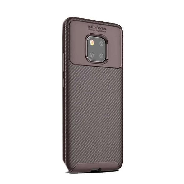 Gpack Huawei Mate 20 Pro Kılıf Negro Karbon Dizayn Silikon ürün görseli 1
