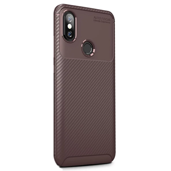 Gpack Xiaomi Redmi 6 Pro Kılıf Negro Karbon Dizayn Silikon ürün görseli 1