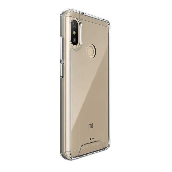 Gpack Xiaomi Redmi 6 Pro Kılıf Gard Nitro  SilikonNano Glass ürün görseli 1