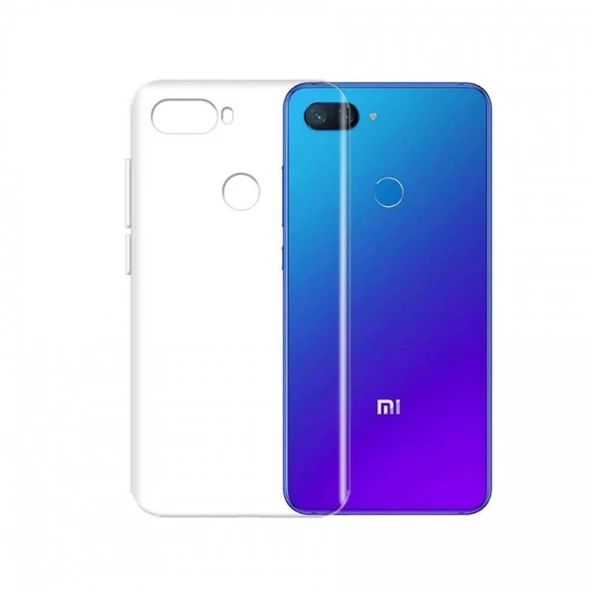 Gpack Xiaomi Mi 8 Lite Kılıf 02 mm Silikon İnce Arka KapakNano Glass ürün görseli 1