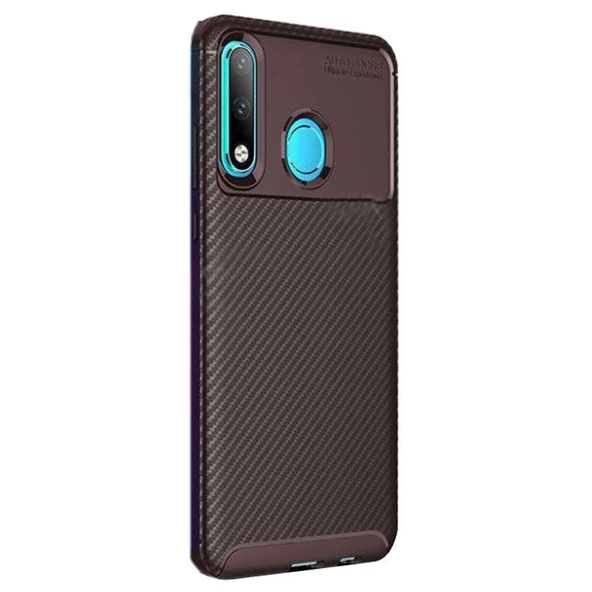 Gpack Huawei P30 Lite Kılıf Negro Karbon Dizayn SilikonNano Glass ürün görseli 1