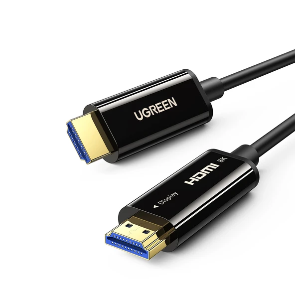 UGREEN 80406 HD141 8K 60Hz 4K 120Hz 2K 165Hz HDMI 2.1 Fiber Optik Görüntü Aktarma Kablosu 10metre ürün görseli 1