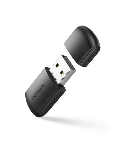 UGREEN 20204 CM448 AC650 2.4GHz 200Mbps ve 5GHz 433Mbps Dual Band USB WiFi Ağ Adaptörü ürün görseli 1