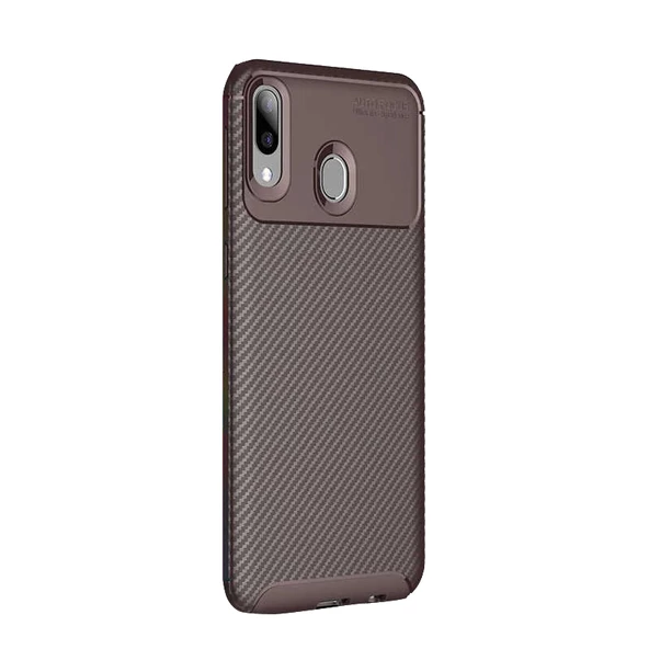 Gpack Huawei Y6 2019 Kılıf Negro Karbon Dizayn SilikonNano Glass ürün görseli 1