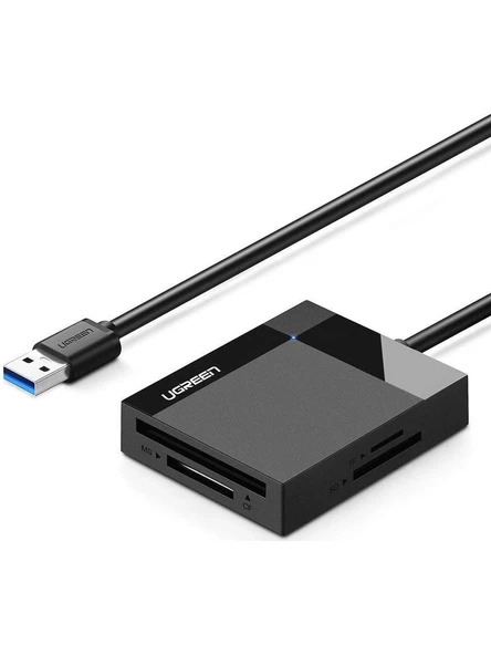 UGREEN 30333 CR125 4 in 1 USB 3.0 SD/TF Kart Okuyucu 5Gbps Hızlı Veri Aktarımı 4 Kart, Tek Okuyucu ürün görseli 1
