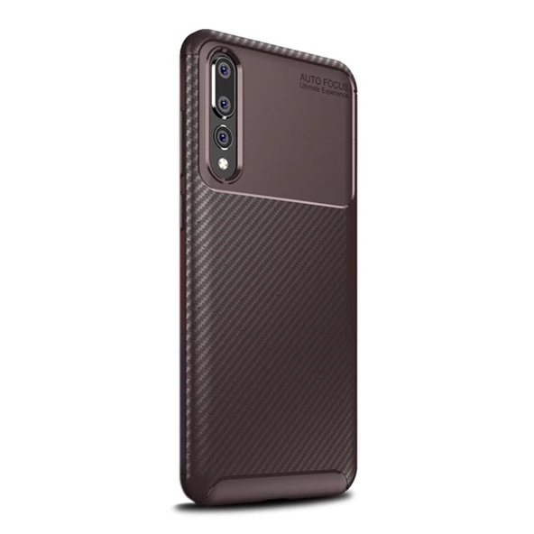 Gpack Xiaomi Mi 9 Kılıf Negro Karbon Dizayn SilikonNano Glass ürün görseli 1