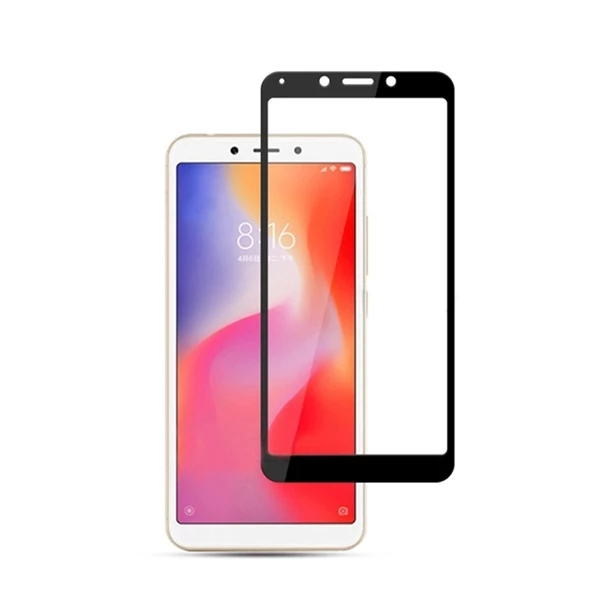 Gpack Xiaomi Redmi 6 Full Kapatan Renkli Cam Tam Koruma ürün görseli 1