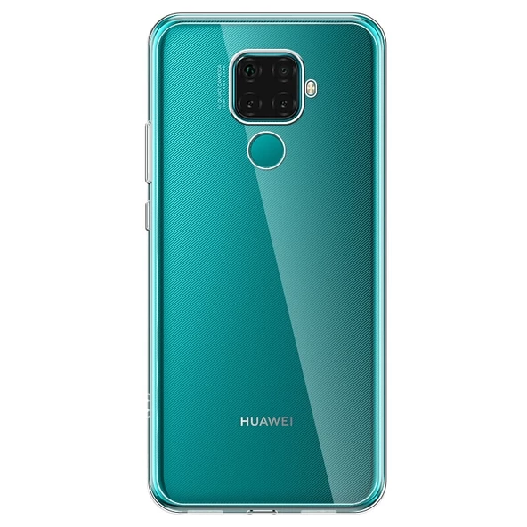 Gpack Huawei Mate 30 Lite Kılıf Süper Silikon Yumuşak Arka KorumaNano Glass ürün görseli 1