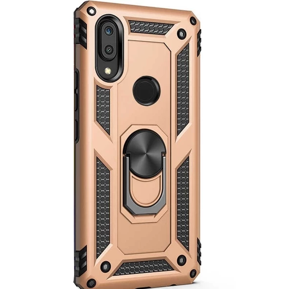 Gpack Xiaomi Redmi 7 Kılıf Vega Standlı Yüzüklü Mıknatıslı ürün görseli 1