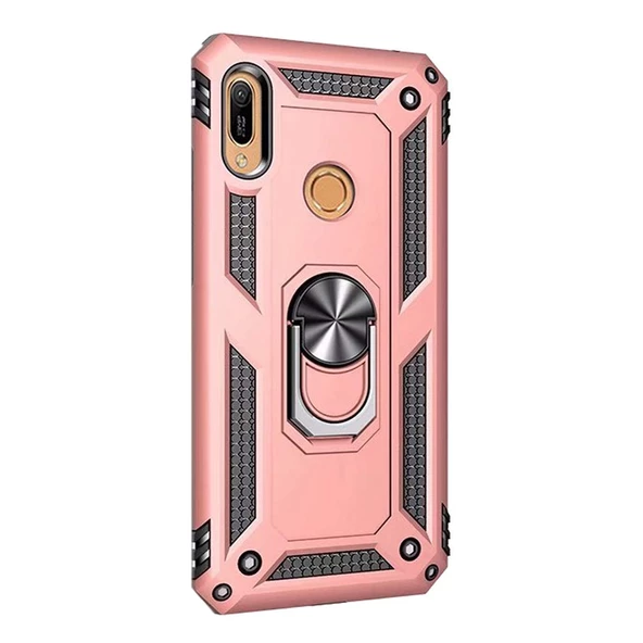 Gpack Huawei Honor 8a Kılıf Vega Standlı Yüzüklü Mıknatıslı ürün görseli 1