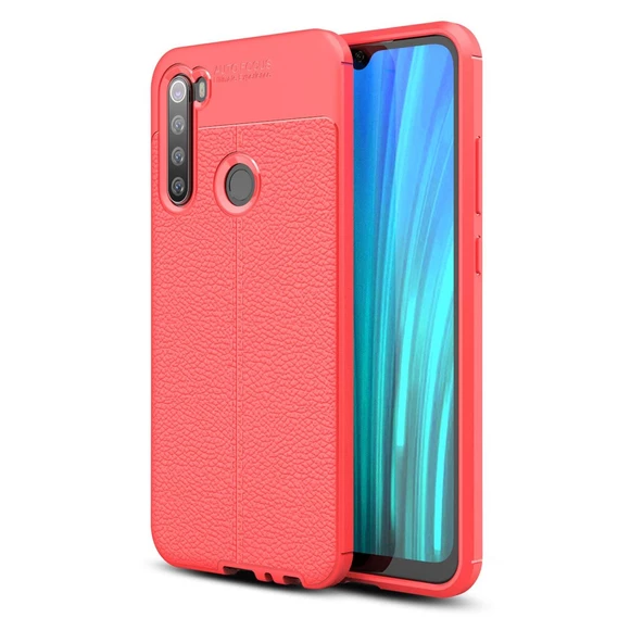 Gpack Xiaomi Redmi Note 8 Kılıf Niss Silikon Deri GörünümlüNano Glass ürün görseli 1