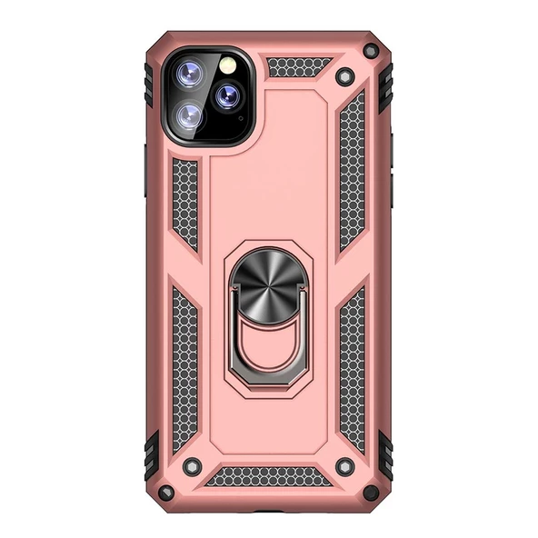 Gpack Apple iPhone 11 Pro Kılıf Vega Standlı Yüzüklü Mıknatıslı ürün görseli 1