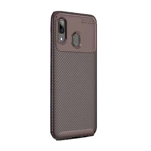 Gpack Samsung Galaxy A10s Kılıf Negro Karbon Dizayn SilikonNano Glass ürün görseli 1