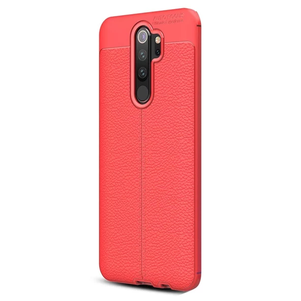 Gpack Xiaomi Redmi Note 8 Pro Kılıf Niss Silikon Deri GörünümlüNano Glass ürün görseli 1