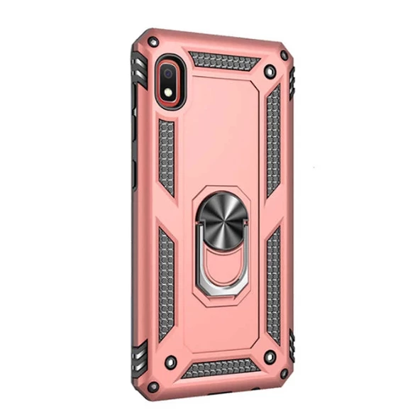Gpack Xiaomi Redmi 7a Kılıf Vega Standlı Yüzüklü MıknatıslıNano Glass ürün görseli 1