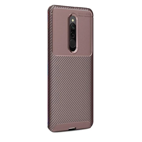 Gpack Xiaomi Redmi 8 Kılıf Negro Karbon Dizayn Silikon ürün görseli 1