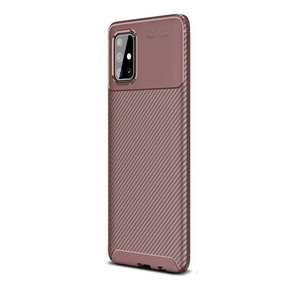 Gpack Samsung Galaxy A71 Kılıf Negro Karbon Dizayn Silikon ürün görseli 1