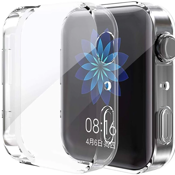 Gpack Xiaomi Mi Watch Kordon Önü Kapalı  Silikon Renksiz ürün görseli 1