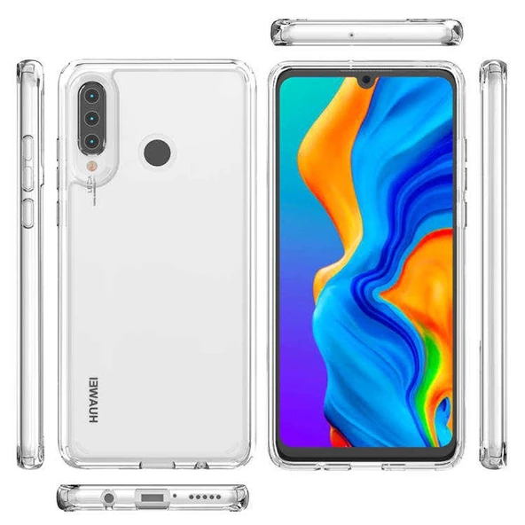 Gpack Huawei P30 Lite Kılıf Coss  Sert Kapak - Resim 2