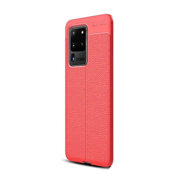 Gpack Samsung Galaxy S20 Ultra Kılıf Niss Silikon Deri Görünümlü ürün görseli 1