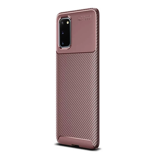 Gpack Samsung Galaxy S20 Plus Kılıf Negro Karbon Dizayn Silikon ürün görseli 1