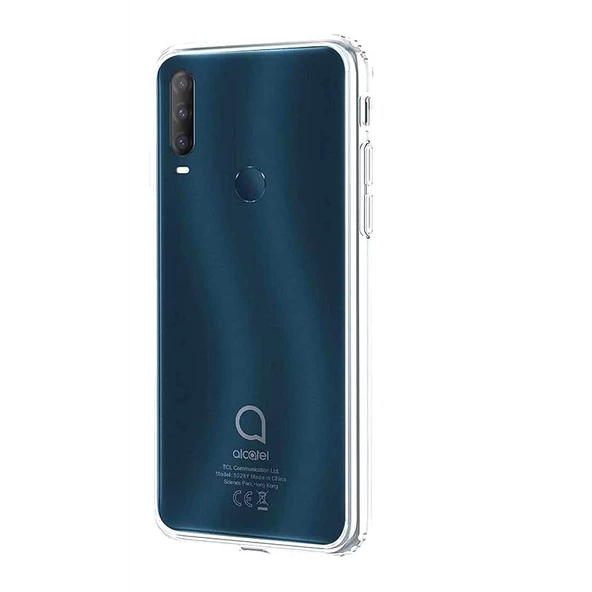 Gpack Alcatel 1S 2020 Kılıf Süper Silikon Arka KorumaNano Glass ürün görseli 1