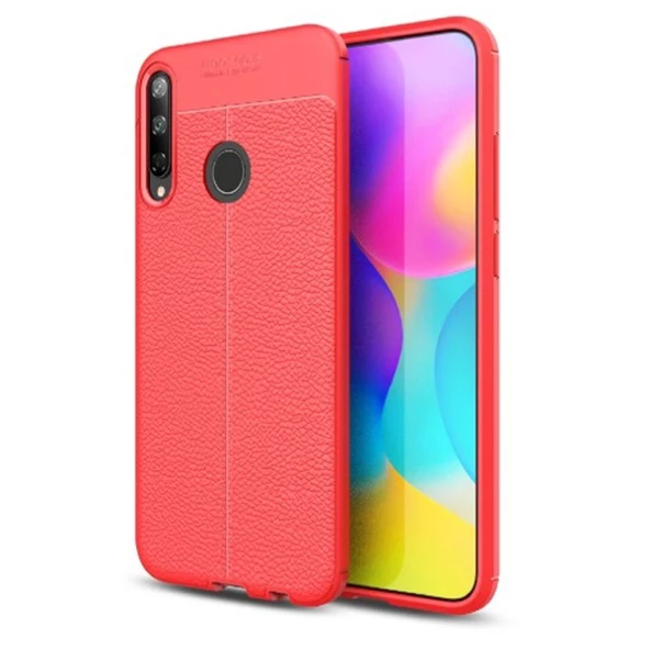 Gpack Huawei P40 Lite E Kılıf Niss Silikon Deri Görünümlü ürün görseli 1