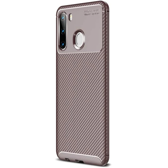 Gpack Samsung Galaxy A21 Kılıf Negro Karbon SilikonNano Glass ürün görseli 1