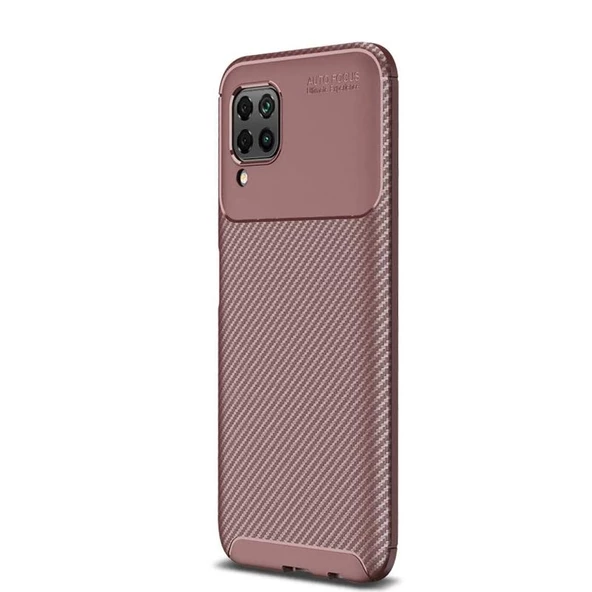 Gpack Huawei P40 Lite Kılıf Negro Karbon SilikonNano Glass ürün görseli 1