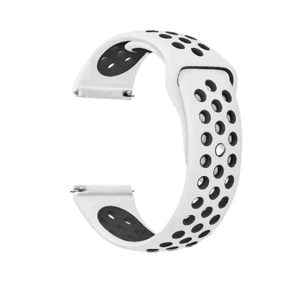 Gpack Amazfit GTR 42mm Kordon Delikli Çift Renk Silikon ürün görseli 1